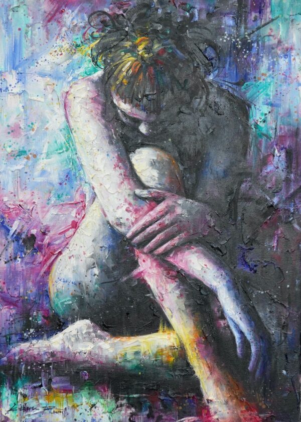 The Purple Girl – 50 X 70 cm Art Gallery