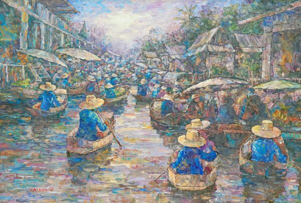 Floating Market II – 145 x 105 cm Art Gallery