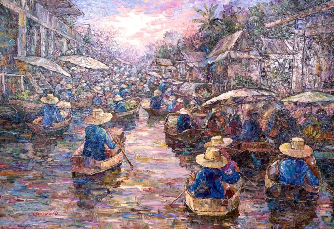 Floating Market II – 145 x 105 cm Art Gallery 3