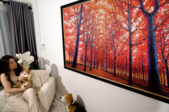 Autumn Face – 150 x 100 cm Art Gallery 3